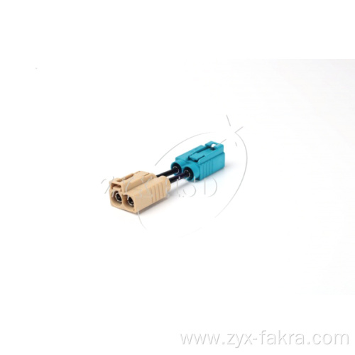 Dual Female FAKRA Waterproof Connectors